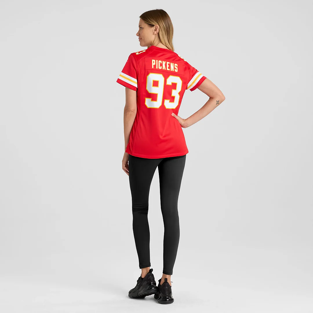 Zennovawear Zacch Pickens Kansas City Chiefs Women's Team Game Jersey - Red