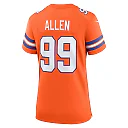 Zennovawear Zach Allen Denver Broncos Women's Mile High Collection 1977 Throwback Player Game Jersey - Orange