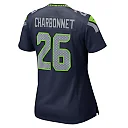 Zennovawear Zach Charbonnet Seattle Seahawks Women's Team Game Jersey - College Navy
