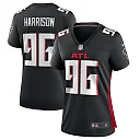 Zennovawear Zach Harrison Atlanta Falcons Women's Team Game Jersey - Black