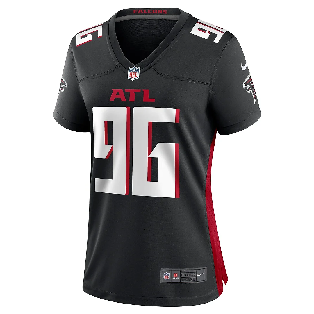 Zennovawear Zach Harrison Atlanta Falcons Women's Team Game Jersey - Black