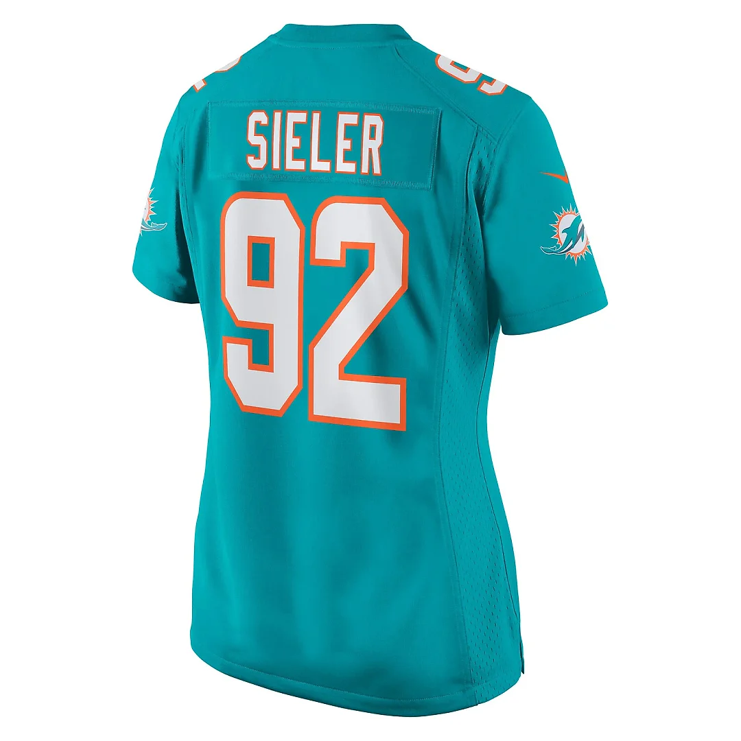 Zennovawear Zach Sieler Miami Dolphins Women's Game Jersey - Aqua