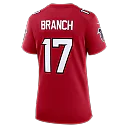 Zennovawear Zachariah Branch Atlanta Falcons Women's Team Game Jersey - Red