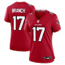 Zennovawear Zachariah Branch Atlanta Falcons Women's Team Game Jersey - Red