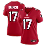 Zennovawear Zachariah Branch Atlanta Falcons Women's Team Game Jersey - Red