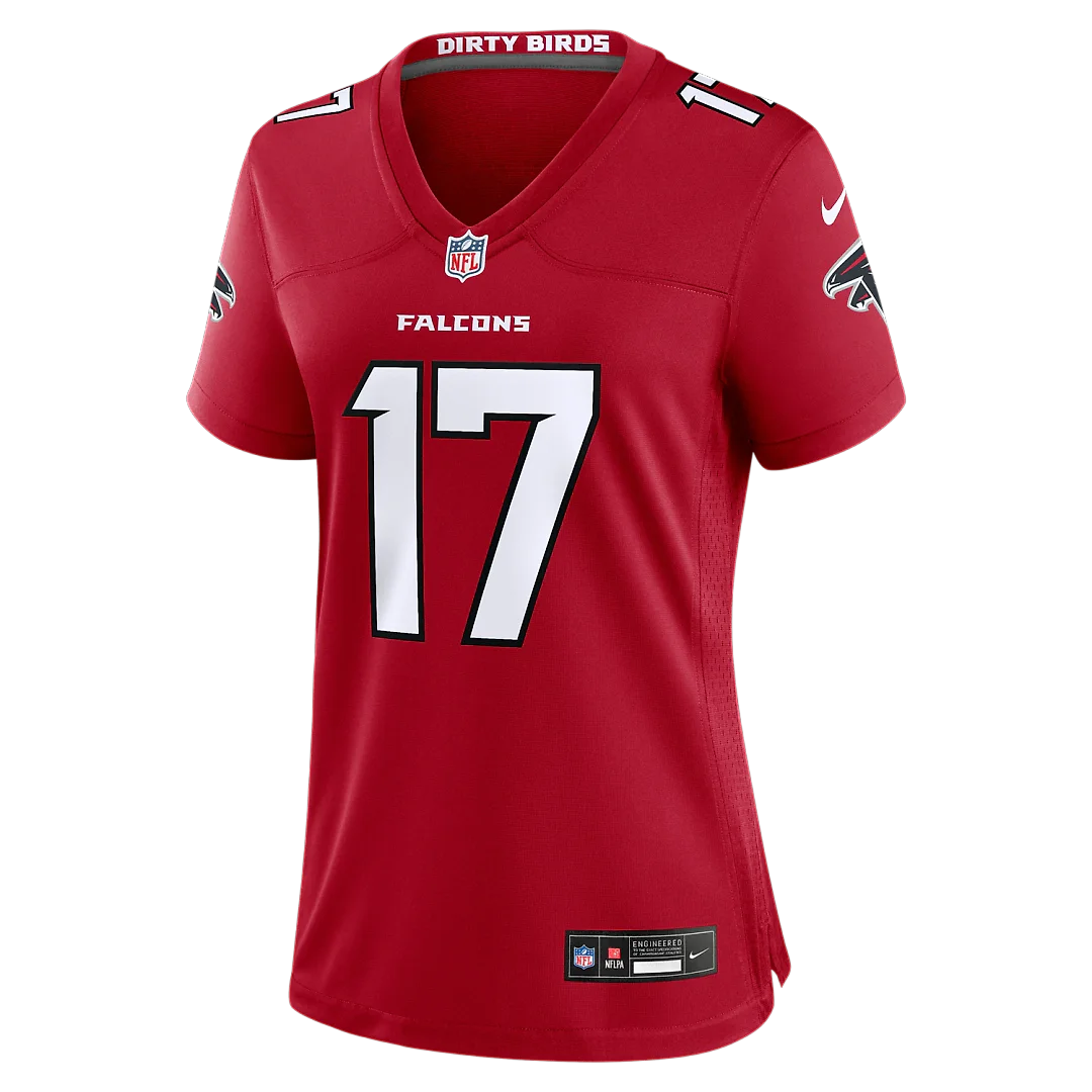 Zennovawear Zachariah Branch Atlanta Falcons Women's Team Game Jersey - Red