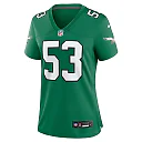 Zennovawear Zack Baun Philadelphia Eagles Women's Alternate Game Jersey - Kelly Green