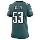 Zennovawear Zack Baun Philadelphia Eagles Women's Game Jersey - Midnight Green
