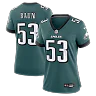 Zennovawear Zack Baun Philadelphia Eagles Women's Team Game Jersey - Midnight Green
