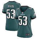 Zennovawear Zack Baun Philadelphia Eagles Women's Game Jersey - Midnight Green