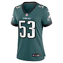 Zennovawear Zack Baun Philadelphia Eagles Women's Game Jersey - Midnight Green
