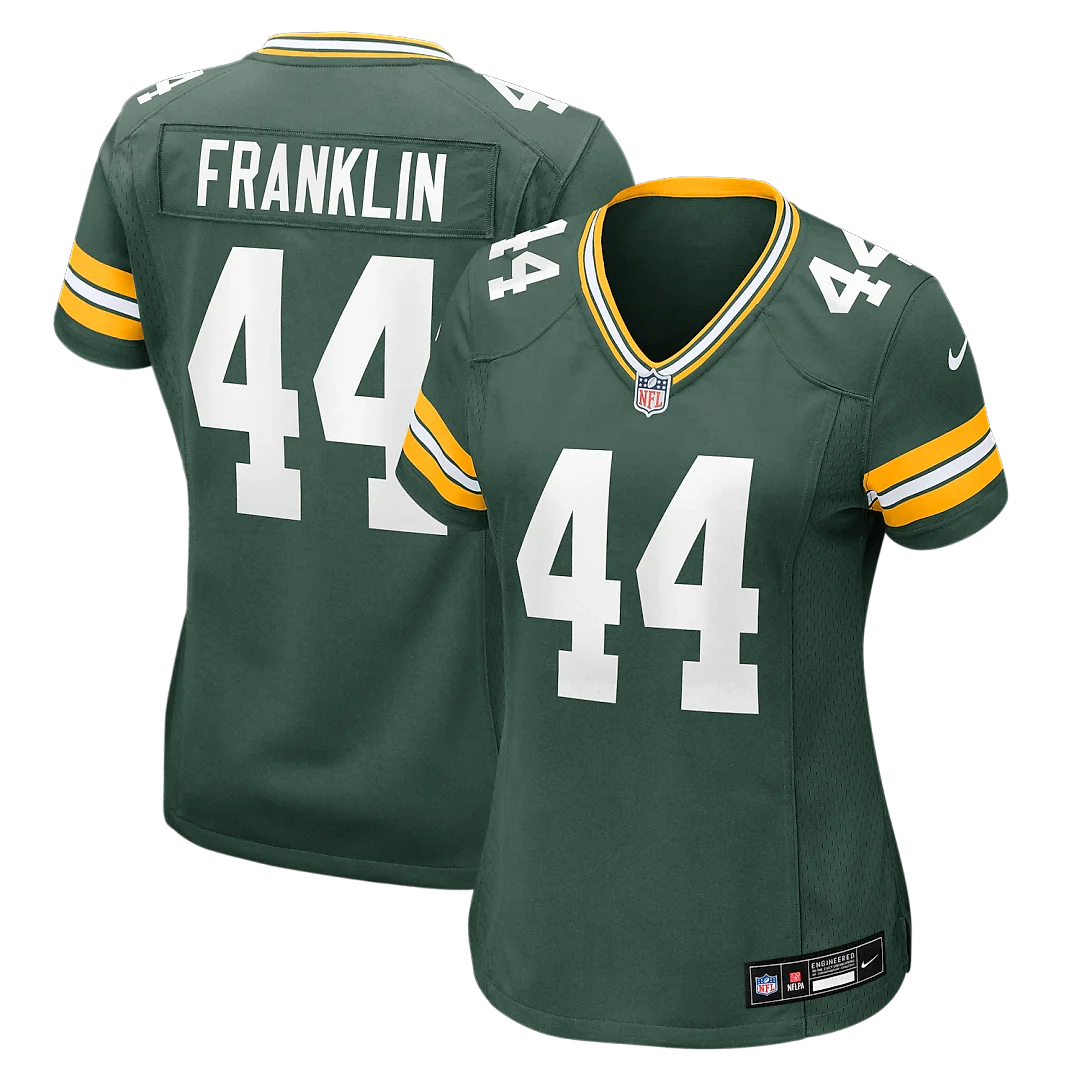 Zennovawear Zaire Franklin Green Bay Packers Women's Team Game Jersey - Green