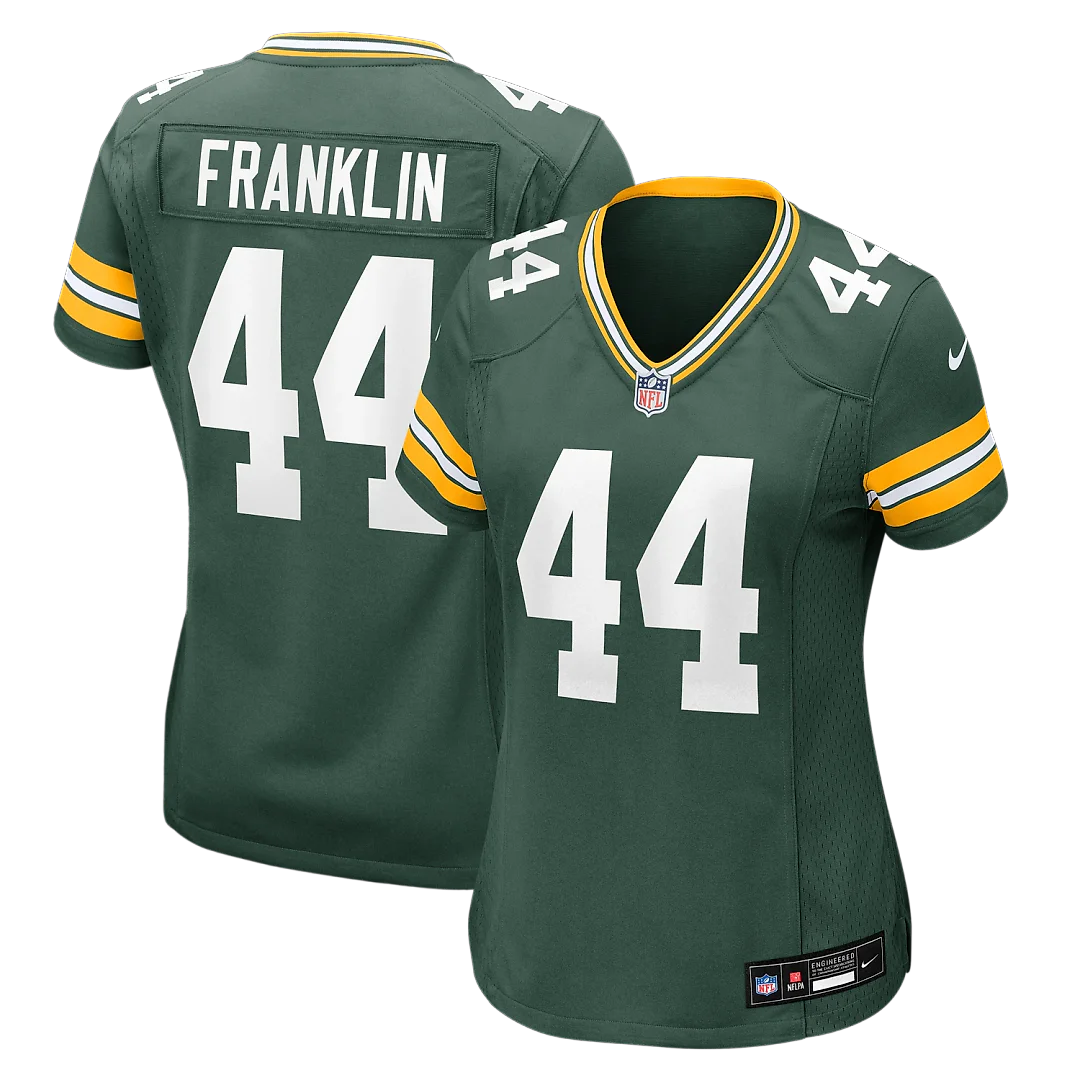 Zennovawear Zaire Franklin Green Bay Packers Women's Team Game Jersey - Green
