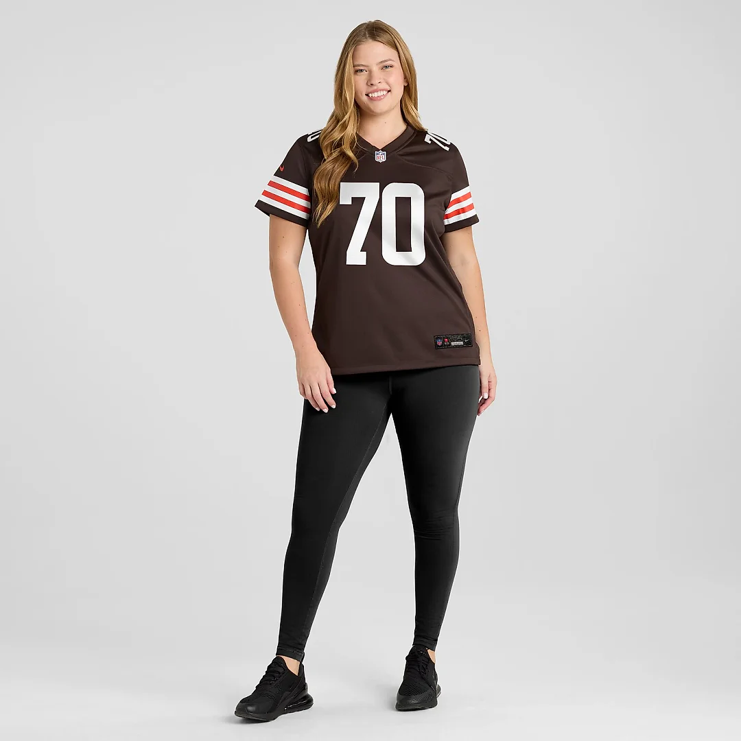 Zennovawear Zak Zinter Cleveland Browns Women's Game Jersey - Brown