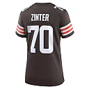 Zennovawear Zak Zinter Cleveland Browns Women's Game Jersey - Brown
