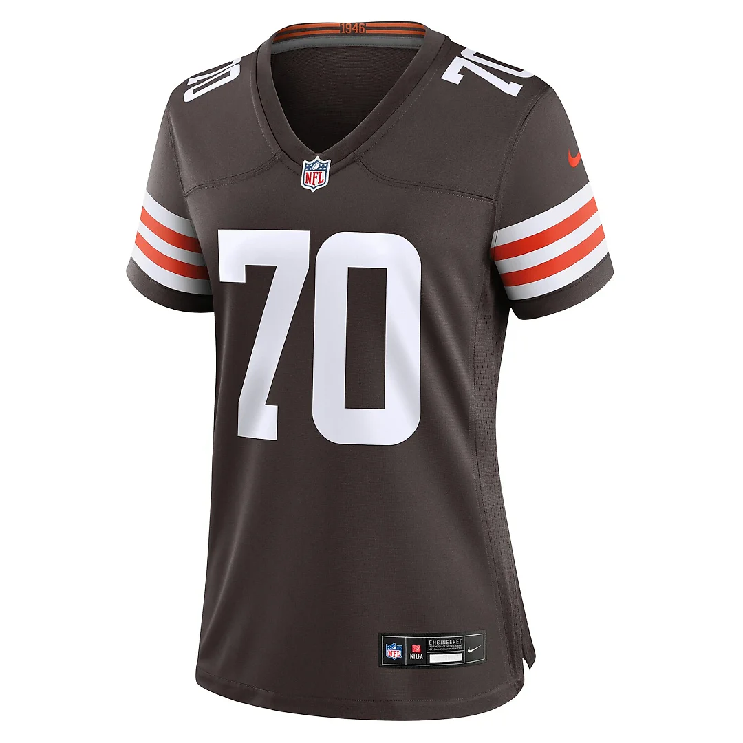 Zennovawear Zak Zinter Cleveland Browns Women's Game Jersey - Brown