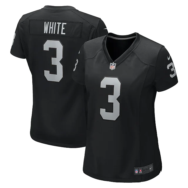 Zennovawear Zamir White Las Vegas Raiders Women's Game Jersey - Black