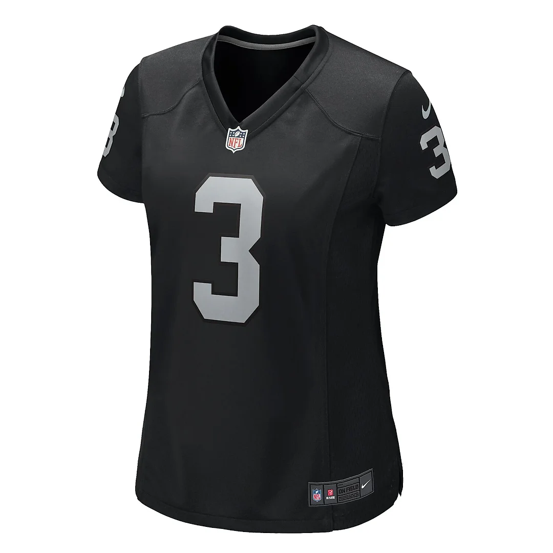 Zennovawear Zamir White Las Vegas Raiders Women's Game Jersey - Black