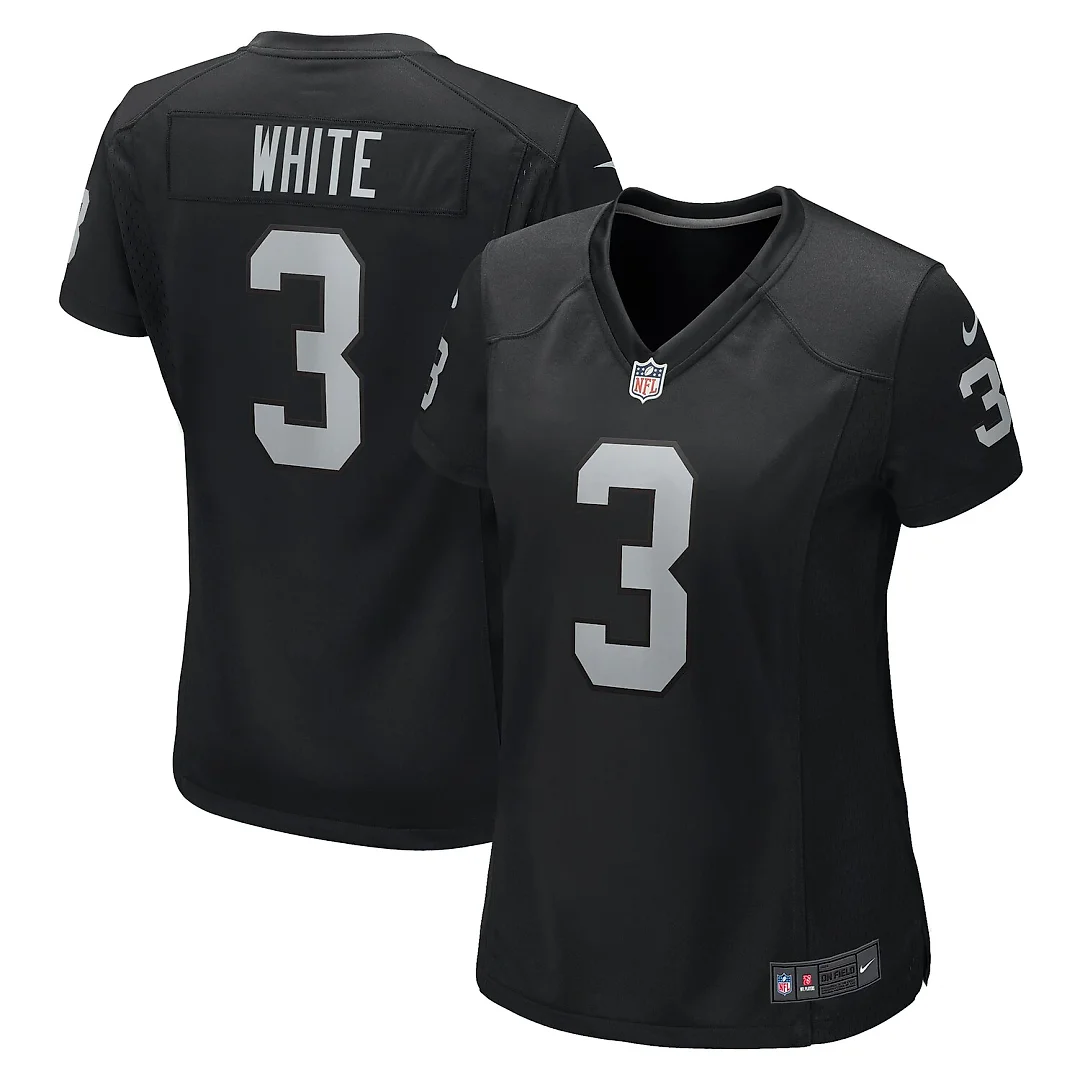 Zennovawear Zamir White Las Vegas Raiders Women's Game Jersey - Black