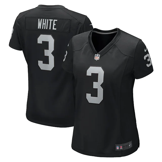 Zennovawear Zamir White Las Vegas Raiders Women's Game Jersey - Black