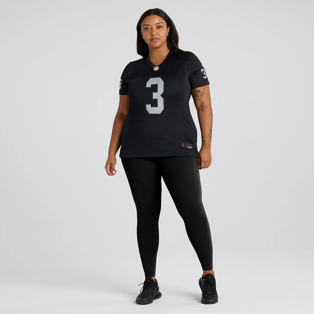 Zennovawear Zamir White Las Vegas Raiders Women's Game Jersey - Black