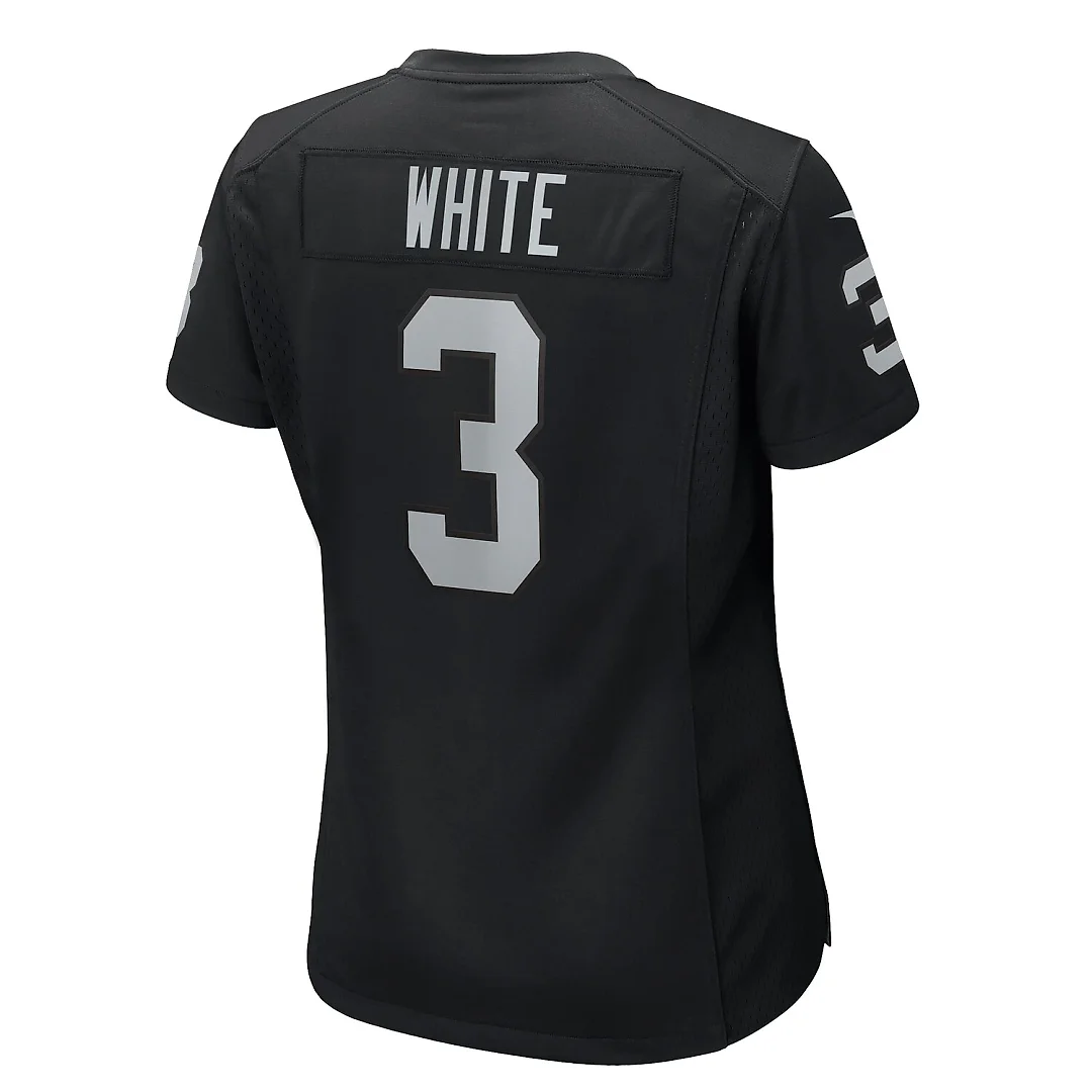 Zennovawear Zamir White Las Vegas Raiders Women's Game Jersey - Black