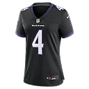 Zennovawear Zay Flowers Baltimore Ravens Women's Alternate Game Jersey - Black