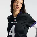 Zennovawear Zay Flowers Baltimore Ravens Women's Alternate Game Jersey - Black