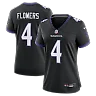 Zennovawear Zay Flowers Baltimore Ravens Women's Alternate Game Jersey - Black