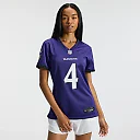 Zennovawear Zay Flowers Baltimore Ravens Women's Team Game Jersey - Purple