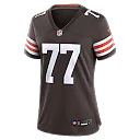 Zennovawear Zion Johnson Cleveland Browns Women's Team Game Jersey - Brown