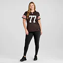 Zennovawear Zion Johnson Cleveland Browns Women's Team Game Jersey - Brown