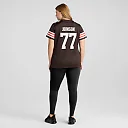 Zennovawear Zion Johnson Cleveland Browns Women's Team Game Jersey - Brown