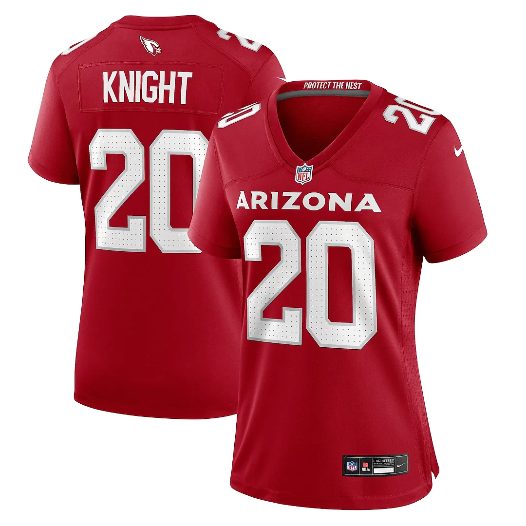 Zennovawear Zonovan Knight Arizona Cardinals Women's Team Game Jersey - Cardinal