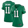 Zennovawear Women's Philadelphia Eagles A.J. Brown Kelly Green Player Jersey