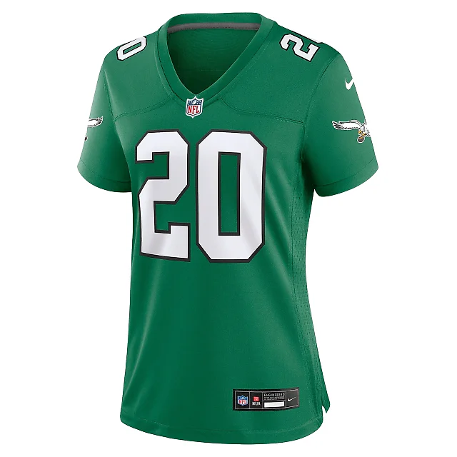 Zennovawear Women's Philadelphia Eagles Brian Dawkins Kelly Green Alternate Game Jersey