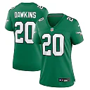 Zennovawear Women's Philadelphia Eagles Brian Dawkins Kelly Green Alternate Game Jersey