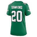 Zennovawear Women's Philadelphia Eagles Brian Dawkins Kelly Green Alternate Game Jersey