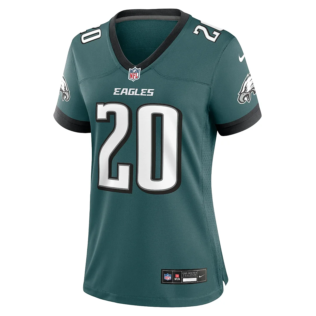 Zennovawear Women's Philadelphia Eagles Brian Dawkins Midnight Green Retired Player Game Jersey