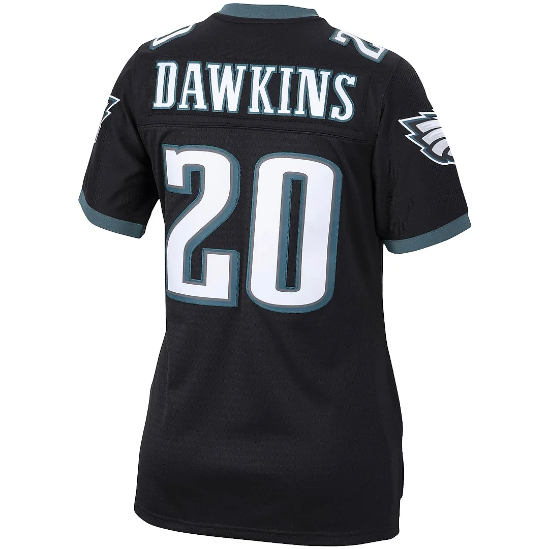 Zennovawear Women's Philadelphia Eagles Brian Dawkins Mitchell & Ness Black Legacy Team Jersey