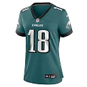 Zennovawear Women's Philadelphia Eagles Britain Covey Midnight Green Team Game Jersey