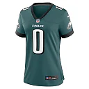 Zennovawear Women's Philadelphia Eagles Bryce Huff Midnight Green Game Player Jersey