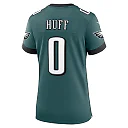 Zennovawear Women's Philadelphia Eagles Bryce Huff Midnight Green Game Player Jersey