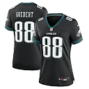 Zennovawear Women's Philadelphia Eagles Dallas Goedert Black Alternate Game Jersey