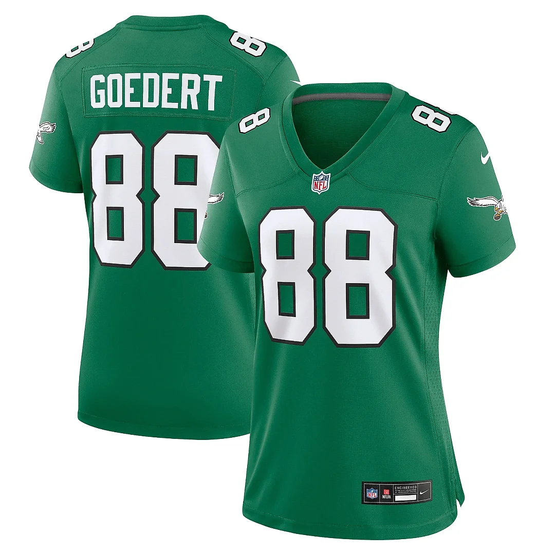Zennovawear Women's Philadelphia Eagles Dallas Goedert Kelly Green Alternate Game Jersey