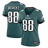 Zennovawear Women's Philadelphia Eagles Dallas Goedert Midnight Green Team Game Jersey