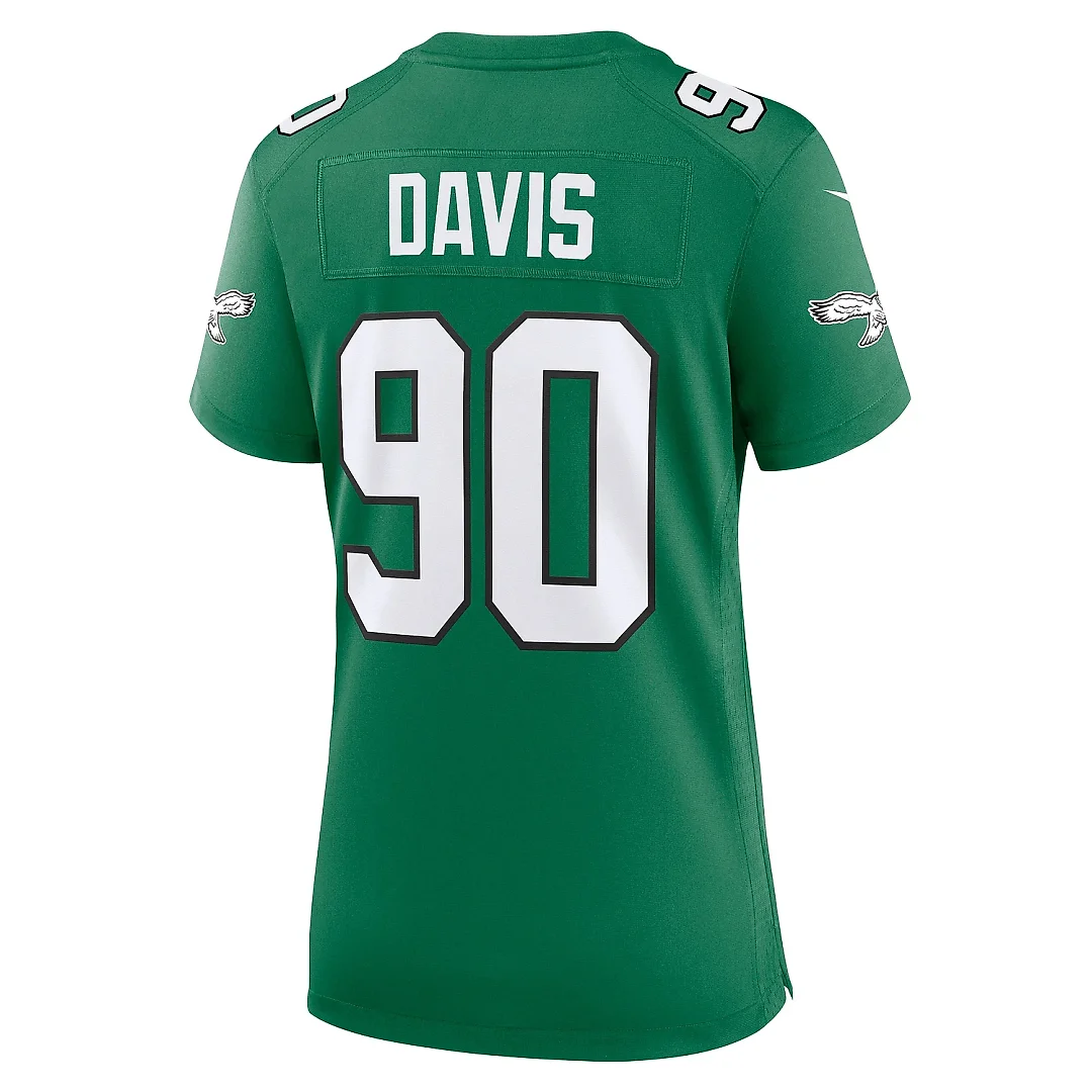 Zennovawear Women's Philadelphia Eagles Davis Kelly Green Alternate Game Jersey