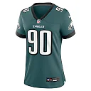 Zennovawear Women's Philadelphia Eagles Davis Midnight Green Team Game Jersey