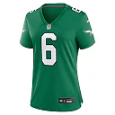 Zennovawear Women's Philadelphia Eagles DeVonta Smith Kelly Green Player Jersey