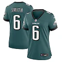 Zennovawear Women's Philadelphia Eagles DeVonta Smith Midnight Green Team Game Jersey